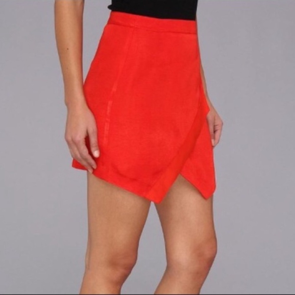 Style Stalker Red Mini Skirt